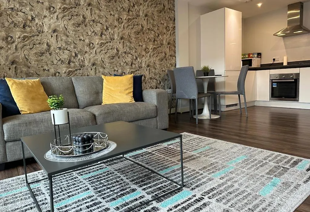 Luxury 9Ine Beautiful Bull Ring Apartment Free Parking-1