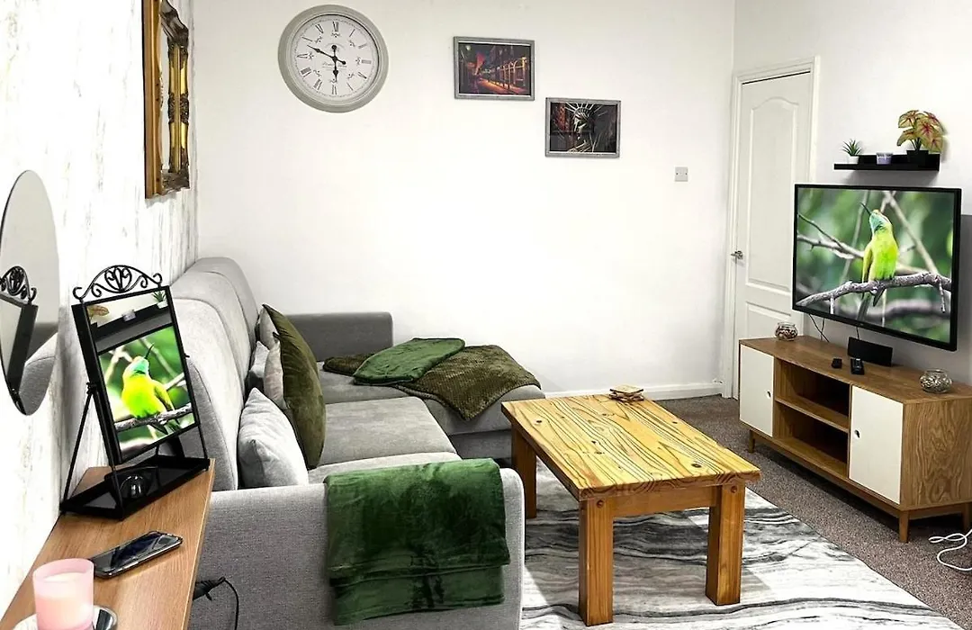 Cosy Flat 6 People, Short Drive - Nec-Airport-Birmingham-Solihull-1