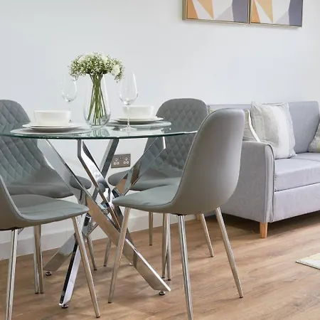 Modern Central Apartment - City Centre - Fast Wifi - Near Utilitia Arena & Icc-3