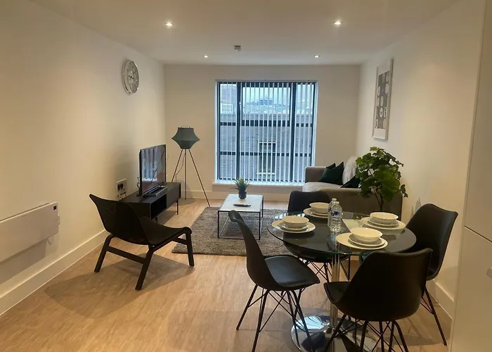 Stylish Modern One Bed Apartment Birmingham