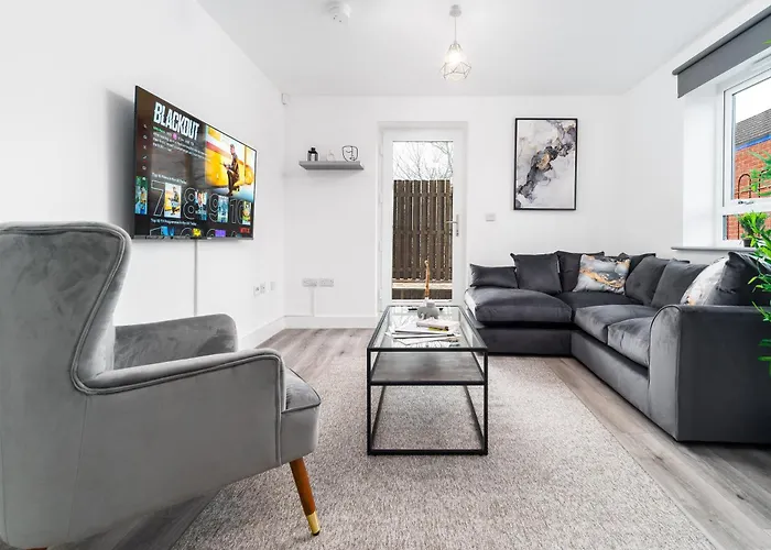 Stylish Apartment - 2 Bedrooms - Balcony - Parking - Netflix - Wifi - 7Mc Birmingham