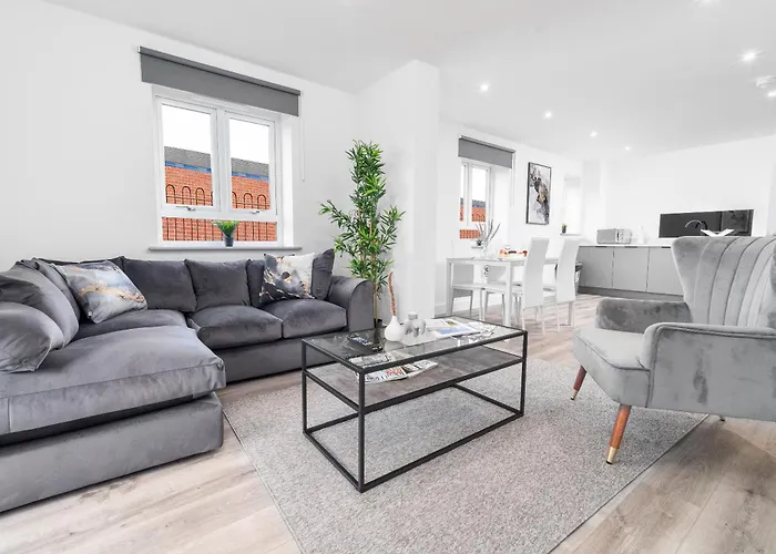 Stylish Apartment - 2 Bedrooms - Balcony - Parking - Netflix - Wifi - 7Mc Birmingham