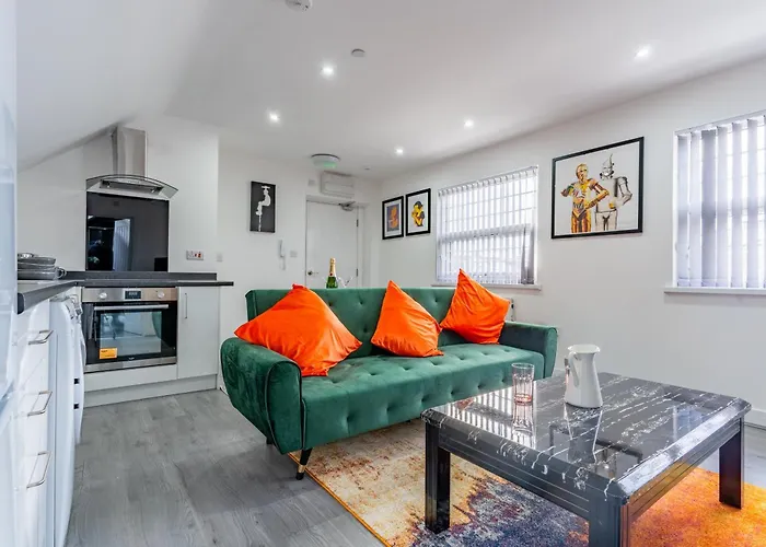 Birmingham Apt-Sleeps 4-Walk To City Centre-Pets