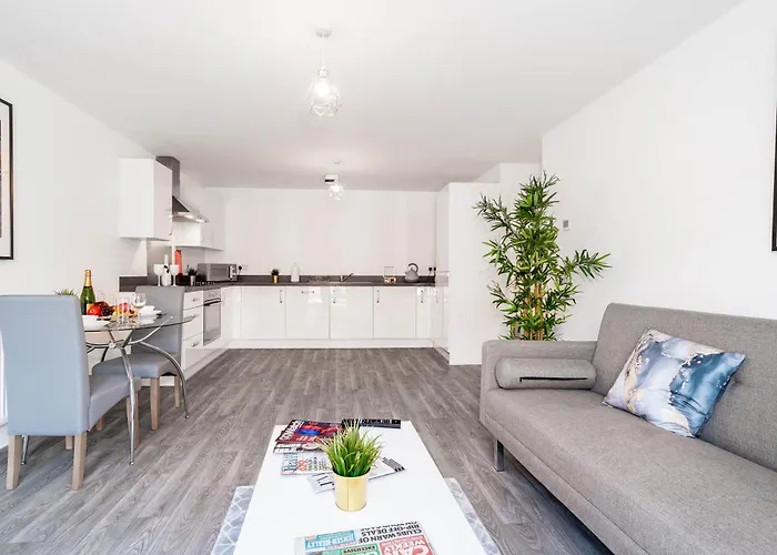 Modern Apartment - Twin Beds - Selly Oak - Off-Street Parking - Free Netflix & Wifi 9Cc Birmingham