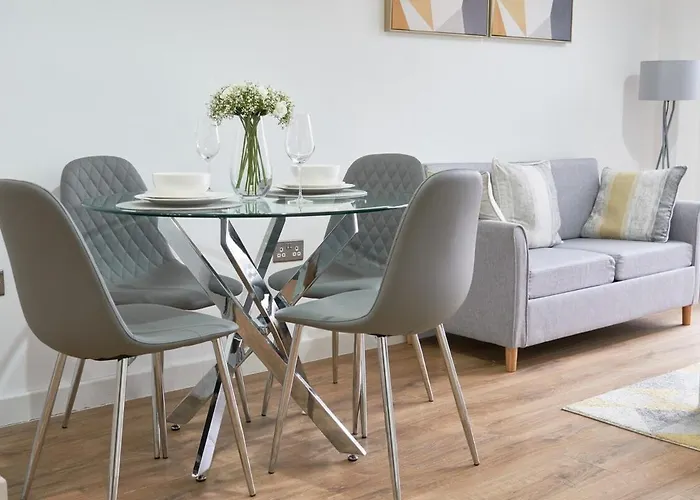 Luxurious Central Apartment - Smart Tv - Fast Wifi - Near Utilitia Arena Birmingham