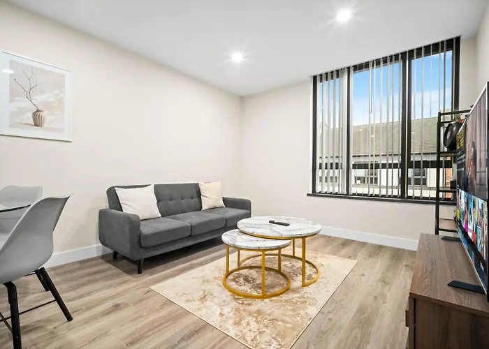 Modern Apartment - City Centre - 2 Bedrooms - Wifi - Netflix - Jewellery Quarter 9Ah Birmingham