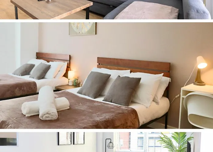Truffle Suite -City Centre Sleeps Upto 6 - Near Utilita Arena, Icc - Pool Table & Free Wifi Birmingham