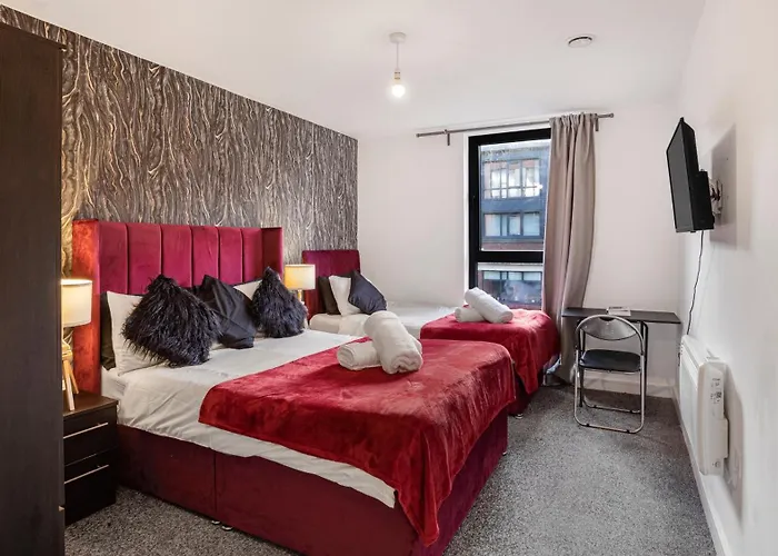 Oceanic Bliss With Free Park And Netflix Apartment Birmingham