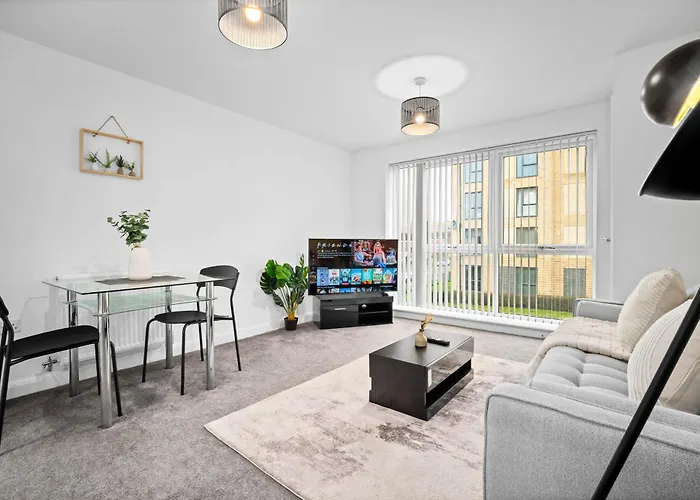 Stylish Central Apartment - Gated Access - Parking 16Sl Birmingham