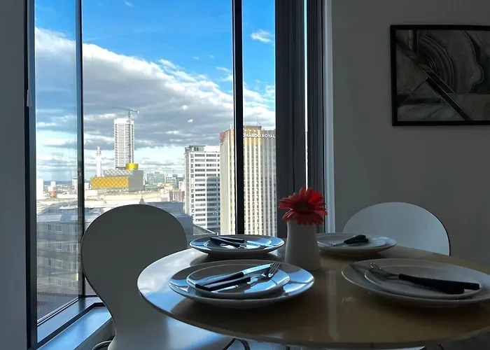 Luxury 11Th-Floor Penthouse - 2 Bed 1 Bath - City Centre Views - Gym & Netflix Birmingham