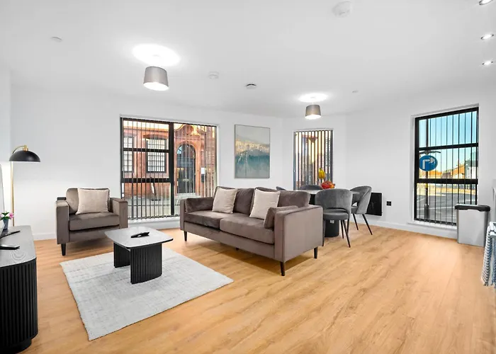 Stylish New 2-Bed Apartment In Jq Birmingham
