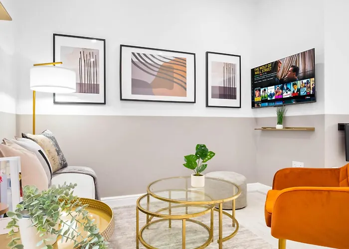 Luxury Apartment - Patio - Wifi - Smart Tv 2Mr Birmingham
