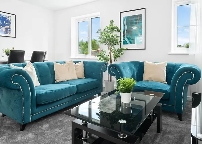 Stylish Two Bed Apartment - Private Parking - Smart Tv - Netflix 39M Birmingham