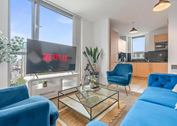 12Th Floor Stylish Apartment - Bright City Views - Modern Stay - Netflix - High Speed Wi-Fi Birmingham