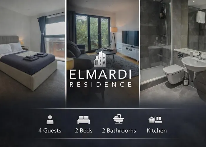 Elmardi Residence - City Centre Luxe 2-Bed Apartment Birmingham