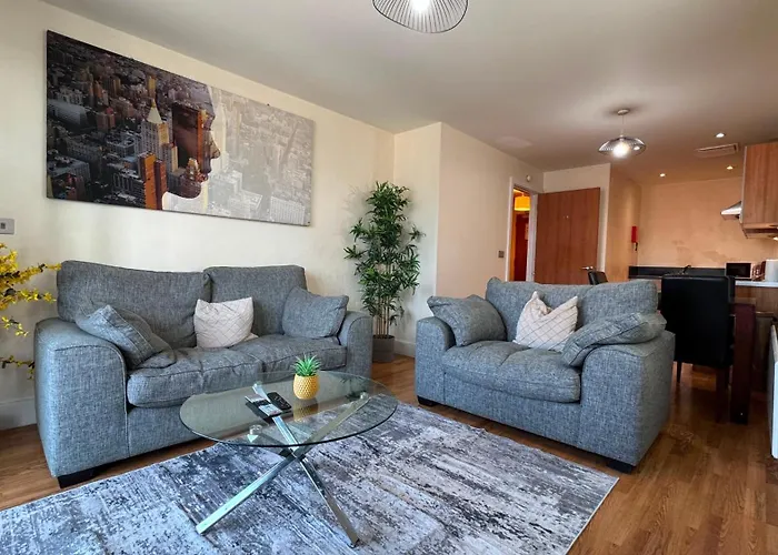 Stylish Arcadian Apartment - Private Parking - Balcony 49Arc Birmingham